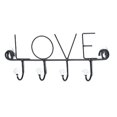 thumbnail image 1 of Organizador de almacenamiento en el de pared montado en pared para adorno de pared AMOR Negro__4 s Sunnimix Soporte para colgador de gancho de pared, 1 of 8