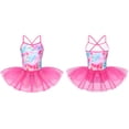 thumbnail image 5 of inhzoy Kids Girls Shiny Sequins Metallic Ballet Tutu Dress Camisole Leotards Dancewear, 5 of 7