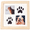 Wood Color, variant on JUANCHENG Pet Paw Print Photo Frame Baby Keepsake Memory Frame Modern Minimalist