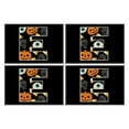 thumbnail image 1 of Wiueurtly Halloween Placemats Set Of 4 12x18 Inch Funny Table Mat Non Slip And Washable Linen Place Mat For Home Party Decoration, 1 of 5