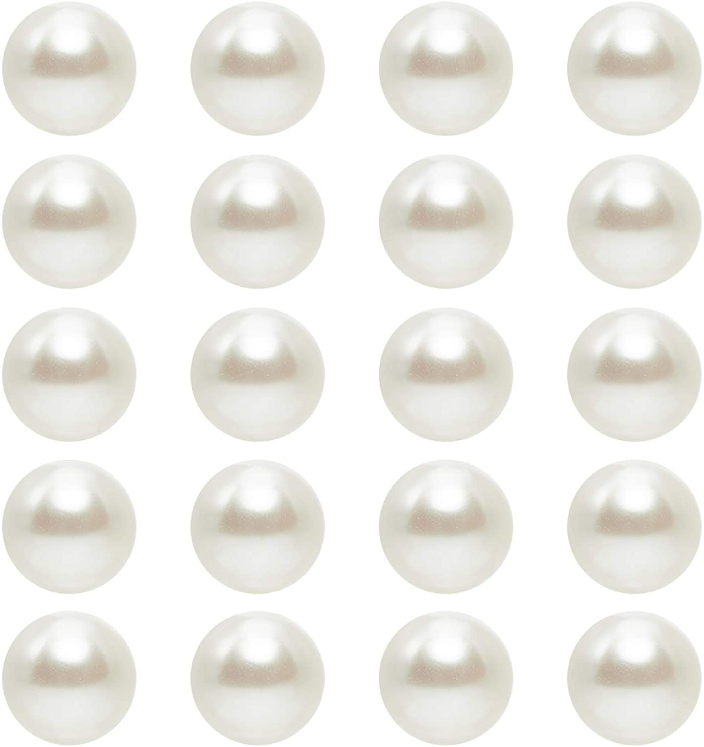 Feildoo Faux Pearl Beads, Orange Yellow 6mm ABS Pearl Craft Beads Loose  Pearls for Jewelry Making, Crafts, Decoration and Vase Filler -250g