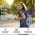 thumbnail image 6 of Xoenoiee Astronaut Planet Star Print Kids School Backpack Heavy Duty Schoolbag Travel Casual Daypack Teens Boys Back to School Gifts 17 Inch Bookbag Middle School Students Rucksack, 6 of 7