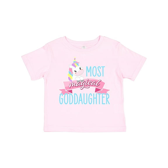 Inktastic Most Magical Goddaughter Cute Unicorn Girls Toddler T-Shirt