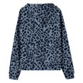 thumbnail image 5 of EnJoCho Girls Leopard Print Hoodie Zip Up Full Zip Hooded Sweatshirt Jacket Long Sleeve Fleece Lined Casual Fall Winter Coat with Pockets for Kids Teens, 5 of 6