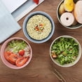 thumbnail image 4 of FZFLZDH 4 Pack Unbreakable Cereal Bowls, Lightweight Wheat Straw Bowl for Rice Noodle Soup Snack, Dishwasher & Microwave Safe - BPA Free Healthy for Kids Toddler & Adult （Small/Large）, 4 of 5
