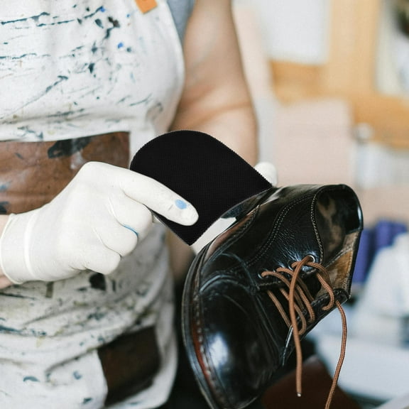 Raindrops Black Rubber Heel Repair Kit for Shoes, 1 Pair, Easy to Use Shoe Heel Replacement