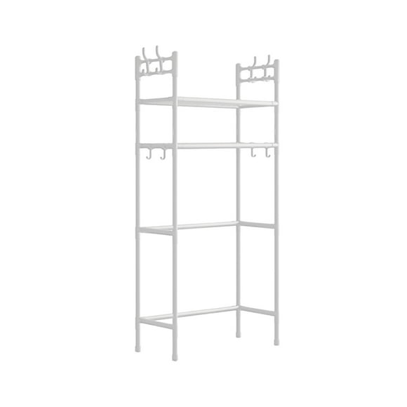 Aihimol Bathroom Storage Shelf 2-Tiers,Stainless Steel Wide Storage Shelving,Restroom Over the Toilet Space Saver