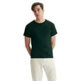 thumbnail image 2 of Hanes Essentials Unisex Cotton T-Shirt Deep Forest M, 2 of 7
