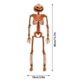 thumbnail image 2 of Poseable Halloween Skeleton Full Body Props for Party Decor and Horror Displays, 2 of 9