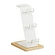 thumbnail image 1 of Soporte para controlador de juegos de 3 niveles, soporte para accesorios de juego, de madera para controlador de juegos, 1 of 9