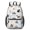 Cat and Yarn, variant on Space Cat and Planet Black Pattern 17" School Backpacks for Teens,Waterproof Oxford Fabric,S-Shape Padded Straps for School,Travel,Hiking,Camping