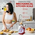 thumbnail image 2 of Alpine Cuisine Analog Kitchen Scale Red - Mechanical Kitchen Weighing Food Scale Weighs Up to 22 Lbs., Analog Food Scale for Kitchen - Measures in Grams and Ounces - Food Weight Scale, 2 of 7