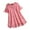 Pink, variant on Amzcrzy Mexican Cotton Dress for Women Short Sleeve V Neck Floral Embroidered Lace Dress Loose Linen Peasant Midi Dresses S-4XL