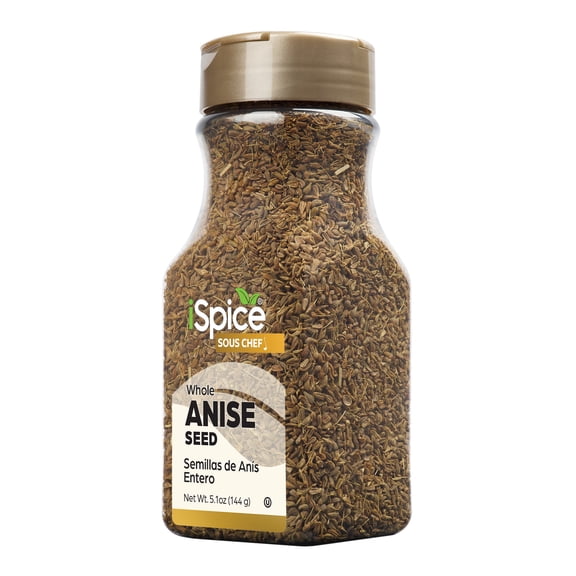 iSpice | Anise Seed Whole | 5.1 oz | Gourmet Spice | Kosher | Perfect for Baking  Cooking