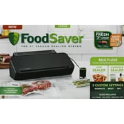 FoodSaver® Multi-Use Vacuum Sealing & Food Preservation System with Bonus Roll, Charcoal Stainless Steel