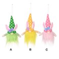 thumbnail image 3 of Kearding Colgante de Pascua, fiesta temática, vacaciones, colgante, muñeca sin rostro, decoración de temporada, escaparate, adorno Kits de decoración para fiestas Amarillo, 3 of 6
