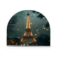 thumbnail image 2 of Qxltty The Tower Of Paris Acrylic Napkin Holder Set of 1 Transparent Dining Table Kitchen Cafeteria Home Decor 4.1x4.9x1.97in, 2 of 9