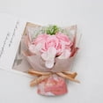 thumbnail image 4 of Small Roses Bouquet Artificial Flower - Preserved Flower Gift for Mothers - 4.3" Unique Gifts Valentine's Day,Mother's Day,Thanksgiving,Birthday,Anniversary,Artificial Flowers(Pink), 4 of 6