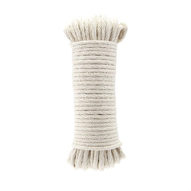 Cuerda trenzada de algodón Amazon Basics de 4,5 mm x 15 m, multiusos