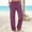 Purple, variant on Womens Pants Casual Pants Purple Trousers for Women Comfy Pants Women Work High Waist Pants Women Fall Pants for Women
