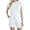 White, variant on Lounge Sets For Women 2 Piece Ribbed Knit Shorts Set Casual Short Sleeve Tops Biker Shorts Vacation Cruise Outfits