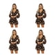 thumbnail image 2 of Qarigey Gasa Vestido floral hermoso y transpirable Textura suave e hipoalergénico Vestido Linterna Vestidos S S, 2 of 5