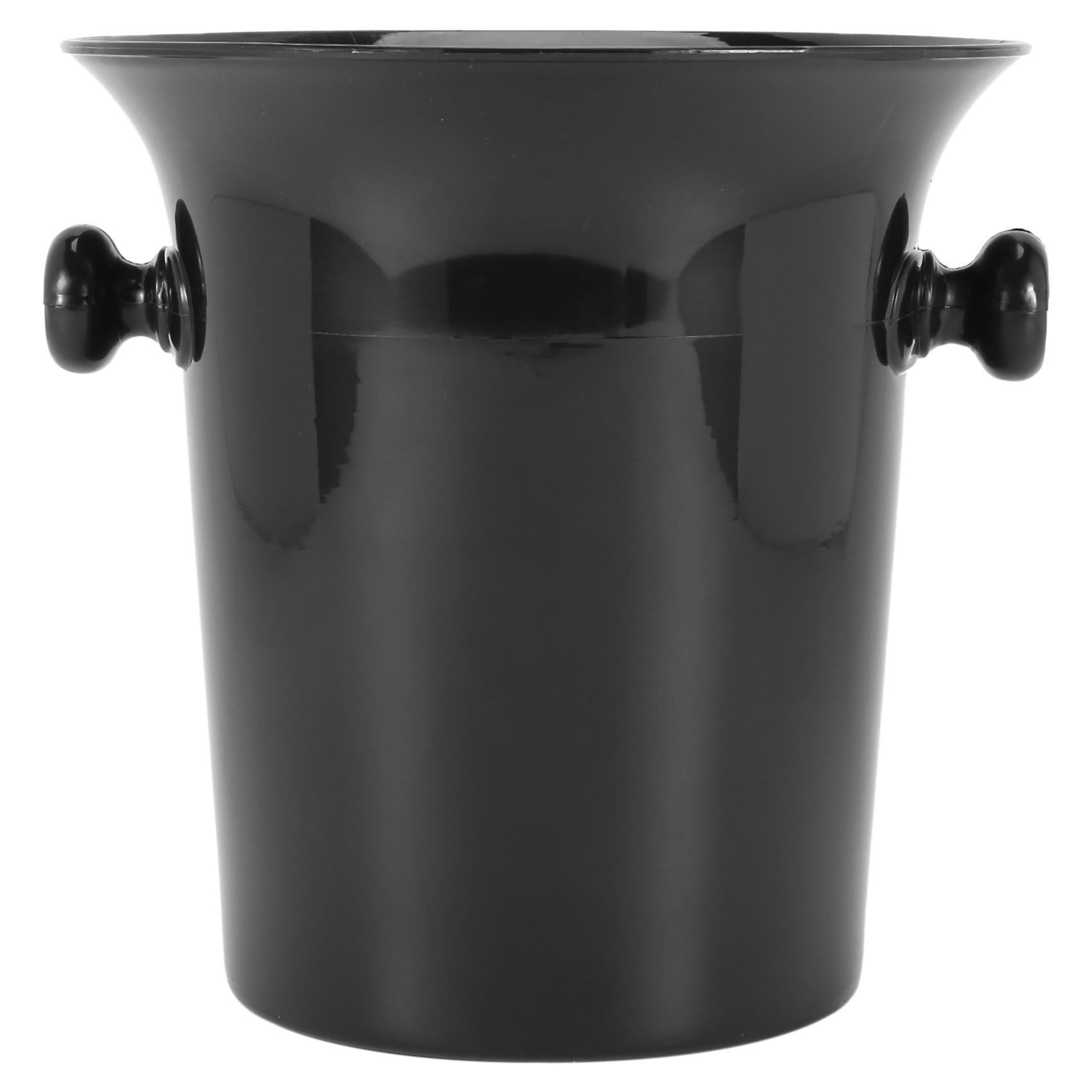 Wine Dump Black Plastic Wine Spittoon Standard Size with Black Funnel