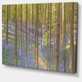 thumbnail image 2 of Panorama de Forêt de Jacinthes en Fleurs - Impression sur Toile Paysage, 2 of 4