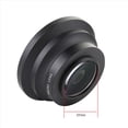 thumbnail image 5 of 2X Lente Gran Angular Profesional de 37 mm Macro + 72 mm 0.39X Full HD para VideocáMara 4K, 5 of 5
