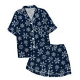 thumbnail image 4 of WEAIXIMIUNG Tenue d'Intérieur d'Été pour Enfants Garçons Filles T-Shirt à Manches Courtes Imprimé Short Pyjama Ensembles Vêtements pour Enfants 2-3 Ans, 4 of 4