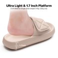 thumbnail image 3 of Ecetana Slides Sandals for Women Pillow Slippers Shower Sandals Thick Sole Womens Slides, 3 of 5