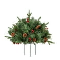 thumbnail image 4 of Pre-Lit Christmas Planter, LED Christmas Pot Filler, Artificial Christmas Planter with Cones and Berries, Outdoor Christmas Pot Decor, Lighted Holiday Planter for Porch and Entryway Decor, 4 of 4
