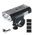 thumbnail image 2 of Faro de Linterna 800LM Sensor inteligente Negro shamjiam faro de bicicleta, 2 of 9