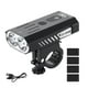 thumbnail image 2 of Linterna recargable USB Sharpla faro de bicicleta con sensor de luz automático Negro, 2 of 8
