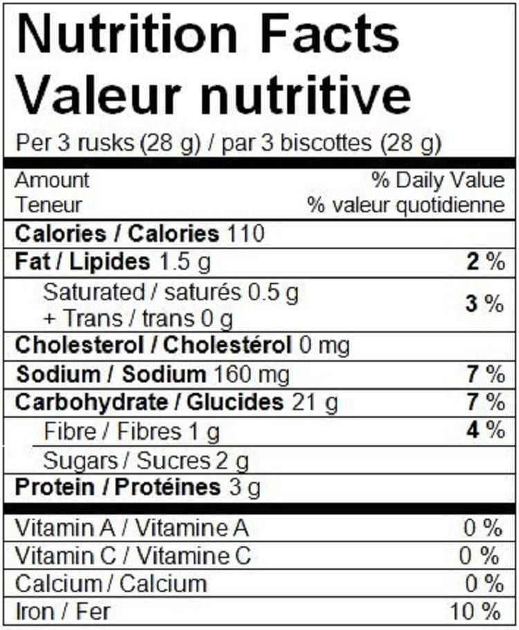 Boulangerie Grissol Plain Rusks