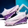 thumbnail image 2 of Zapatos de fútbol para hombre, botas de fútbol Unisex, tacos de entrenamiento de tobillo alto, zapatillas profesionales ultraligeras para exteriores, TF/FG, 2 of 5