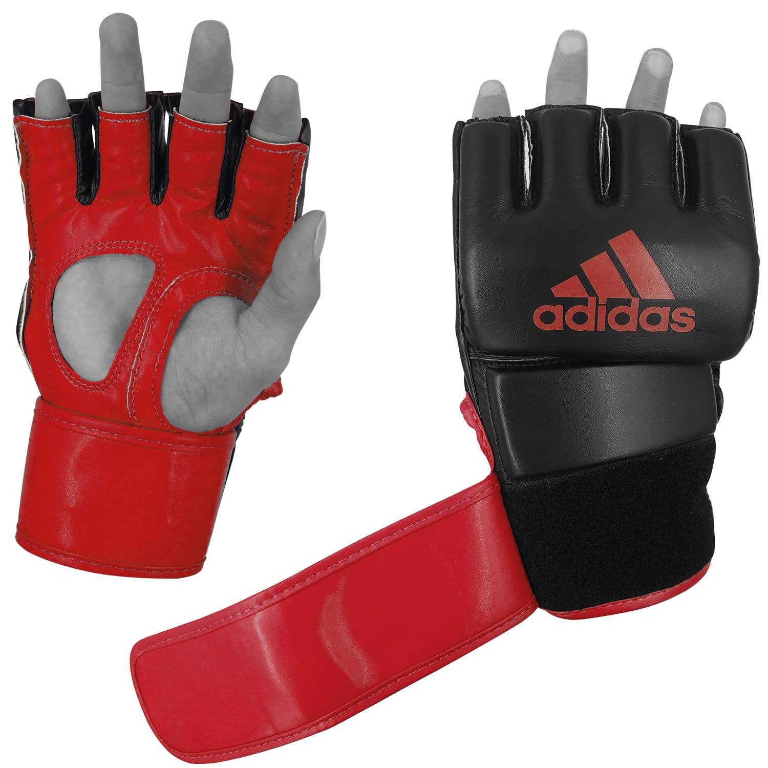 Acusador Abandonado ensalada Adidas MMA Gloves Grappling Gloves, for Men & Women, Chromium Red, Medium,4  oz - Walmart.com
