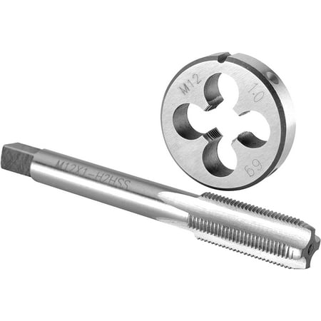 

M12 X 1 Tap and Die Set. M12 x 1.0 Machine Thread Tap and Round Die Right Hand