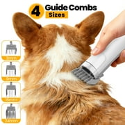 AIRROBO GP04 Dog Grooming Kit, 5 Grooming Tools, Pet Grooming Vacuum, Dog Clippers Kit, Low noise