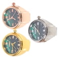 thumbnail image 4 of Miangastore 3 Pcs Finger Watches Mini Ring Watch Casual Finger Ring Watch Ring Design Watch, 4 of 9