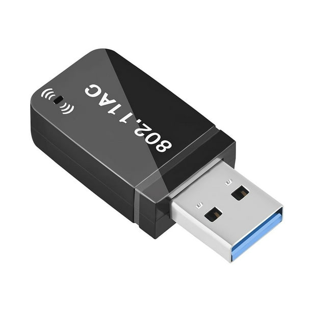 Tarjeta de Red 1300Mbps WiFi Dongle Receptor Compatible con Windows 7/8/8.1/10/11