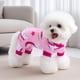 thumbnail image 4 of Pijama de perro XPUDAC a cuadros para perros y gatos pequeños, paquete de 4, 4 of 6