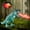 Blue, variant on Robotic Walking Dinosaur Toy with Roaring Sound, LED Lights & Egg Laying - 14" Realistic T-Rex, 3 Included Eggs, Flashing Eyes - Blue/Orange, Requires 3 AA Batteries (Not Included)
