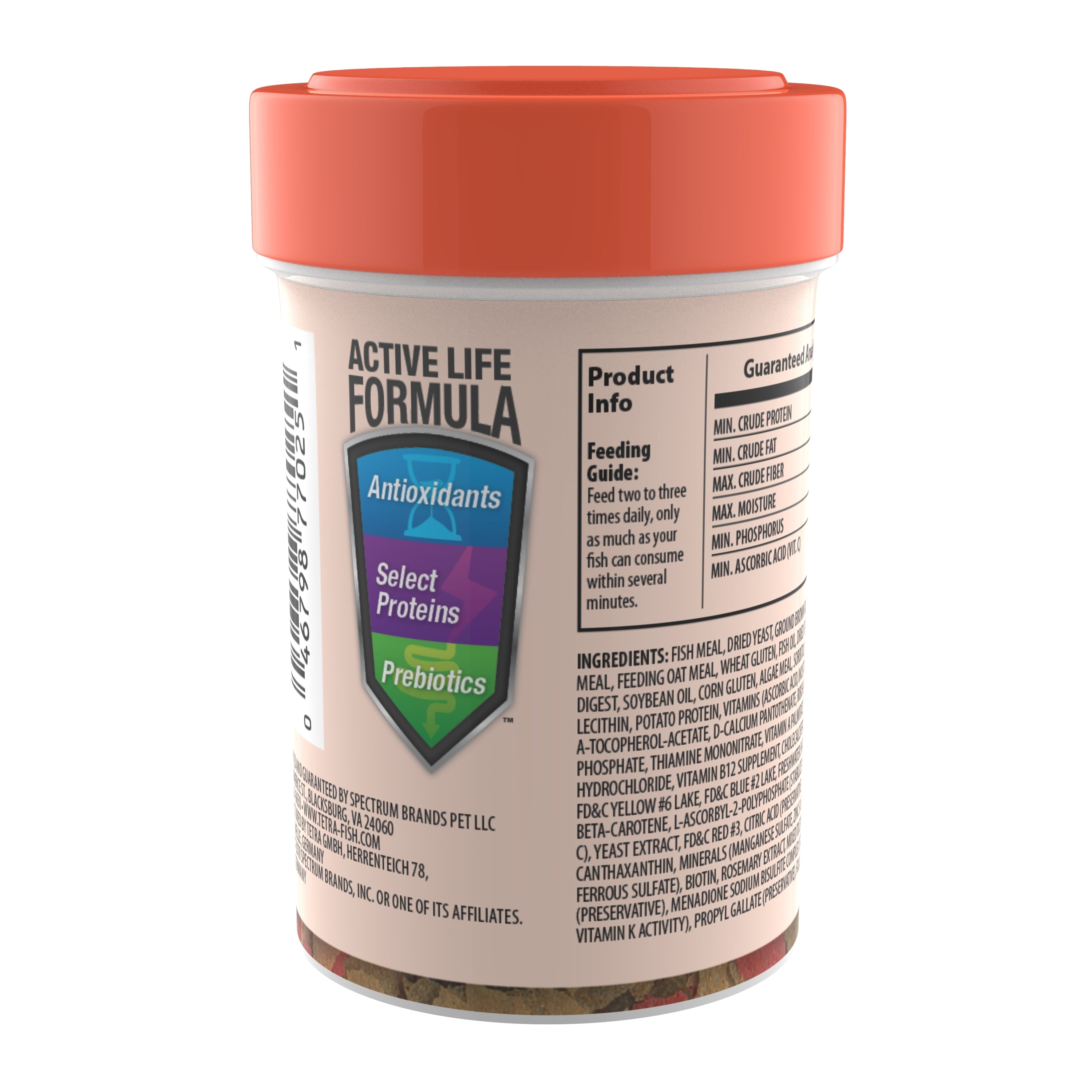 (2 pack) Tetra Goldfish Flakes, Balanced Diet Fish Food, Clear Water Formula, .42 oz.
