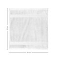 thumbnail image 2 of Toalla Facial Sola Gamuza Blanco 30 x 31 cm, 2 of 4
