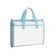 thumbnail image 2 of Carpeta portátil para documentos estilo acordeón con 13 compartimentos, bolsa organizadora de plástico impermeable para papeles A4, azul, verde, gris, 2 of 6