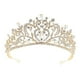 thumbnail image 2 of KAKOWELY Tiara de boda con corona de aleación de estilo barroco, brillante, para novia, 2 of 5