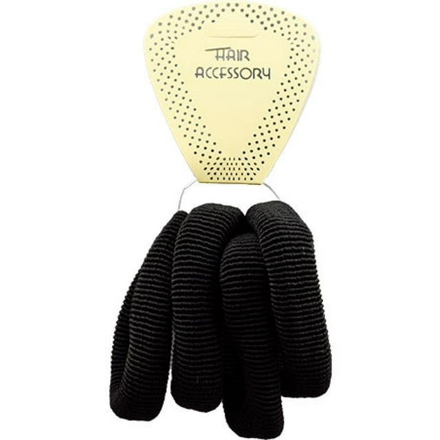 Magic Élastiques Noirs Dorés pour Cheval 4 Pcs #HEP004BLK