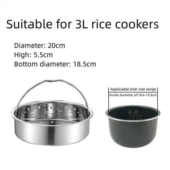 Wodtesl Stainless Steel Steamer Basket Insert Steamer for Steaming Fruit Vegetables