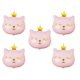 thumbnail image 5 of RomaMX 5 unids Crown Cat Foil Globo Balloon Historieta Animal Globos Decor Supplies, 5 of 7